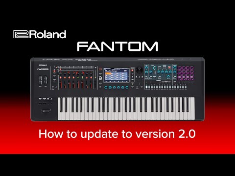 Roland FANTOM - How to update version 2.0
