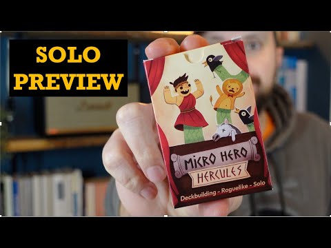Micro Hero: Hercules - Kickstarter Preview by the Game Court