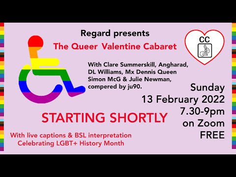 The Queer Valentine Cabaret – 13 February 2022