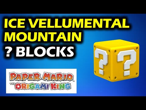 Ice Vellumental Mountain: All ?-Block Locations | Paper Mario The Origami King Walkthrough