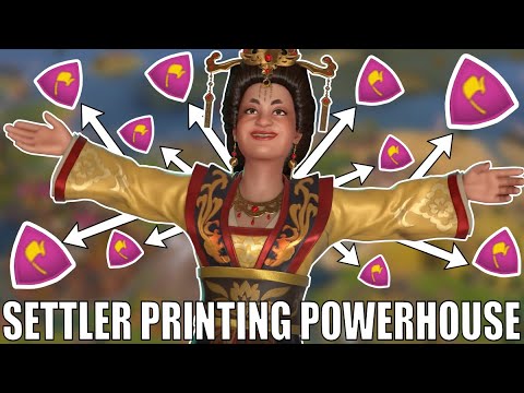 Civ 6 | My Settler Printing City Is ABSOLUTELY BONKERS!!! – (#2 Deity Wu Zetian Civilization VI)