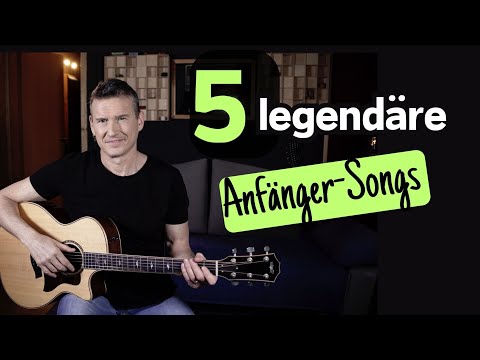 5 legendary songs for guitar beginners - easy accompaniment & variations