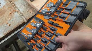 Jorgensen 14-Piece Spade Drill Bit Set with Quick-Load Connector