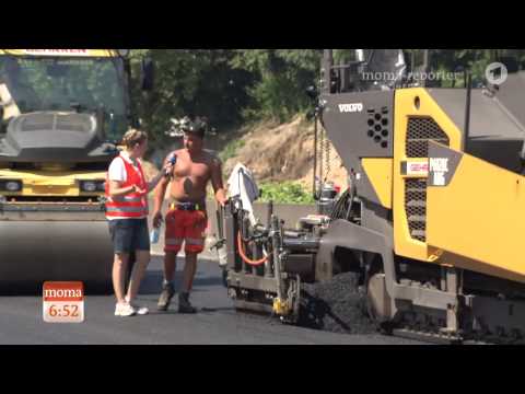 Kein Hitzefrei im Straßenbau (ARD-Morgenmagazin – MoMa-Reporter)