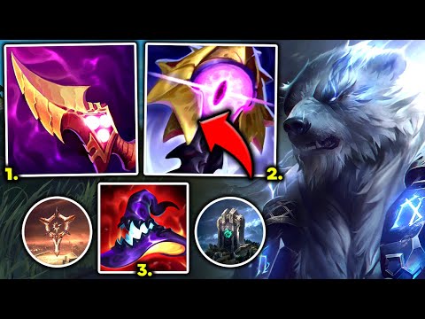 VOLIBEAR TOP IS VERY STRONG THIS PATCH (THIS IS AMAZING) - S12 Volibear TOP Gameplay Guide