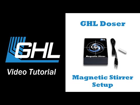 GHL Magnetic Stirrer setup and programming via GHL Control Center