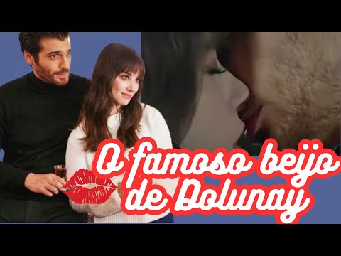 Can Yaman - o famoso beijo em Dolunay - Ferit e Nazli ( Özge Gürel)