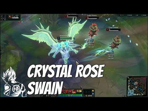 Crystal Rose Swain Skin Spotlight - Pre-Release - League of Legends