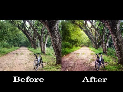 Neon Glow Effect Portrait Photoshop Tutorial