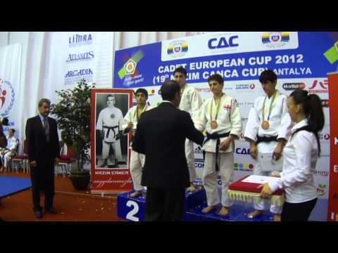 european cup 2012 cadets beka natatralashvili