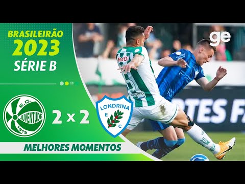 Gols e lances de Juventude-RS x Londrina