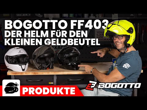 Guter Motorradklapphelm Bogotto FF403 für den kleinen Geldbeutel