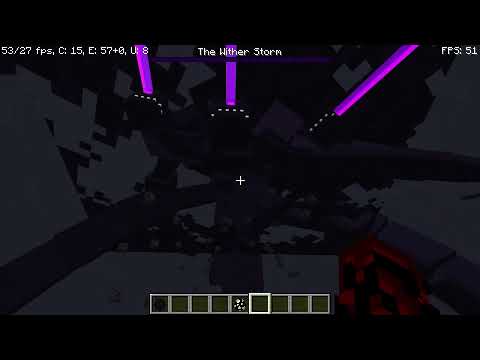 Wither storm (1 million hp) vs Witherzilla Minecraft Java edition The Titans mod, Engender mod