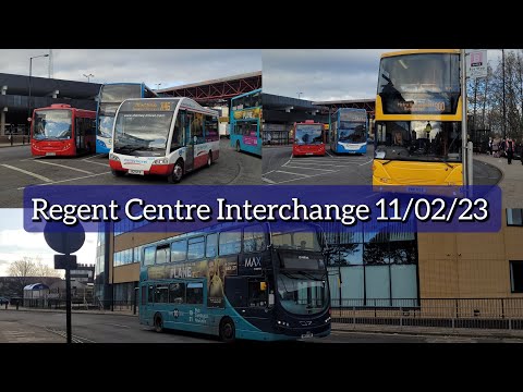 Metro Replacements | Buses at Regent Centre Interchange | 11/02/23