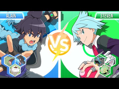 Alain vs Steven - Pokemon Battle Exhibition Match