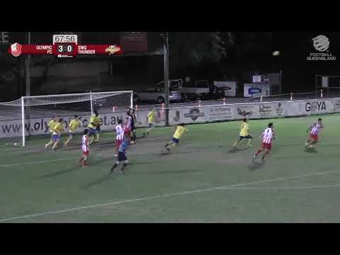 NPL QLD 2014 Round 15 -  Olympic FC vs SWQ Thunder Highlights