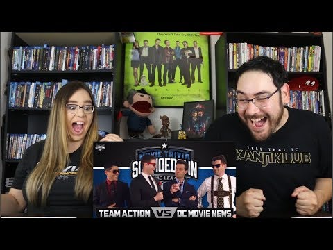 Team Action VS DC Movie News REACTION - Movie Trivia Schmoedown