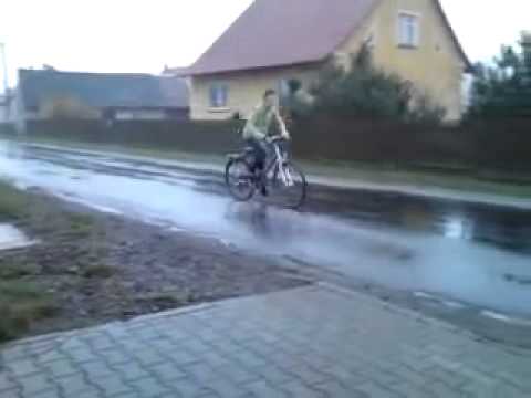 Wheelie crash bike