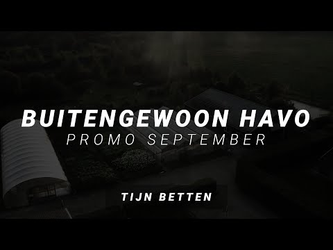 Buitengewoon Havo Promo Video september 2020