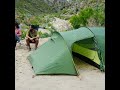 Палатка для двух человек с футпринтом Naturehike Opalus NH20ZP001, 210T, оранжевая