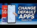 Redmi 14C How To Change Default Apps