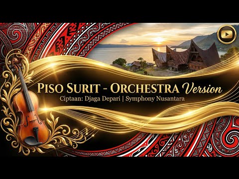 PISO SURIT - Djaga Depari | ORCHESTRA Version by Symphony Nusantara | Cover Lagu Sumatera Utara
