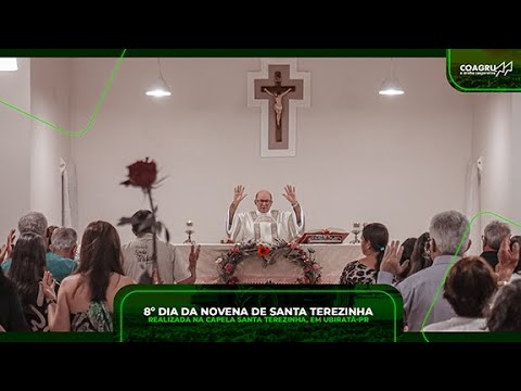Coagru Informativo - Capela Santa Terezinha recebe fiéis para oitavo dia da novena