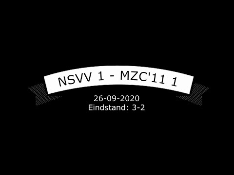 NSVV 1 - MZC'11 1, 26-09-2020
