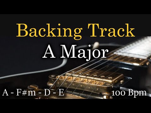A Major Pop Rock Backing Track | 100 Bpm