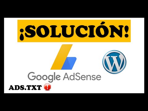 Solución al Mensaje ⚠️ del archivo ADS TXT en GOOGLE ADSENSE con Wordpress 2020 🔴