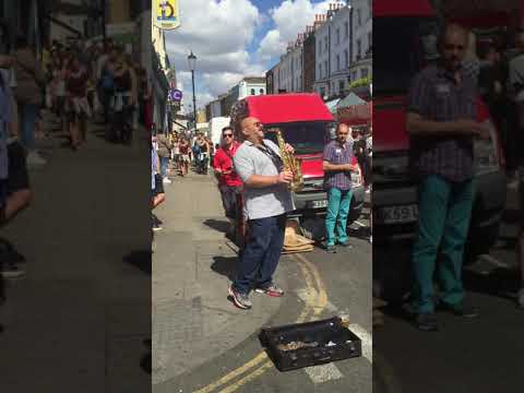 Portobello Market - Avicii Wake Me Up - by Saxophone