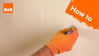 How to paint tiles