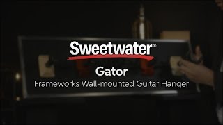 Video thumbnail for Gator Frameworks Wall-mounted Guitar Hanger Overview by Sweetwater
