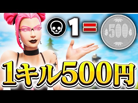 Maufin charges 500 yen per kill [Fortnite]