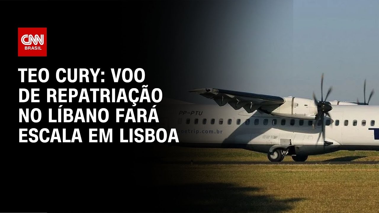 Teo Cury: Voo de repatriação no Líbano fará escala em Lisboa | LIVE CNN