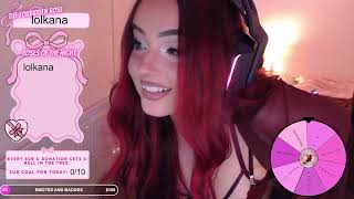 rayerose shows off her red lingerie