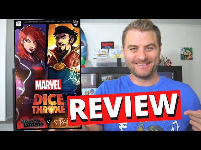 Vídeo relacionado con USAopoly - Marvel Dice Throne - Black Widow vs Doctor Strange, Juego de Mesa, a Partir de 8 años, 2 Jugadores, más de 30 Minutos de Tiempo de Juego, USODT011753