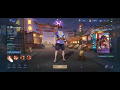 @MobileLegend Hayabusa Painted Skin Sushi Master-Puple #RockShot Gaming