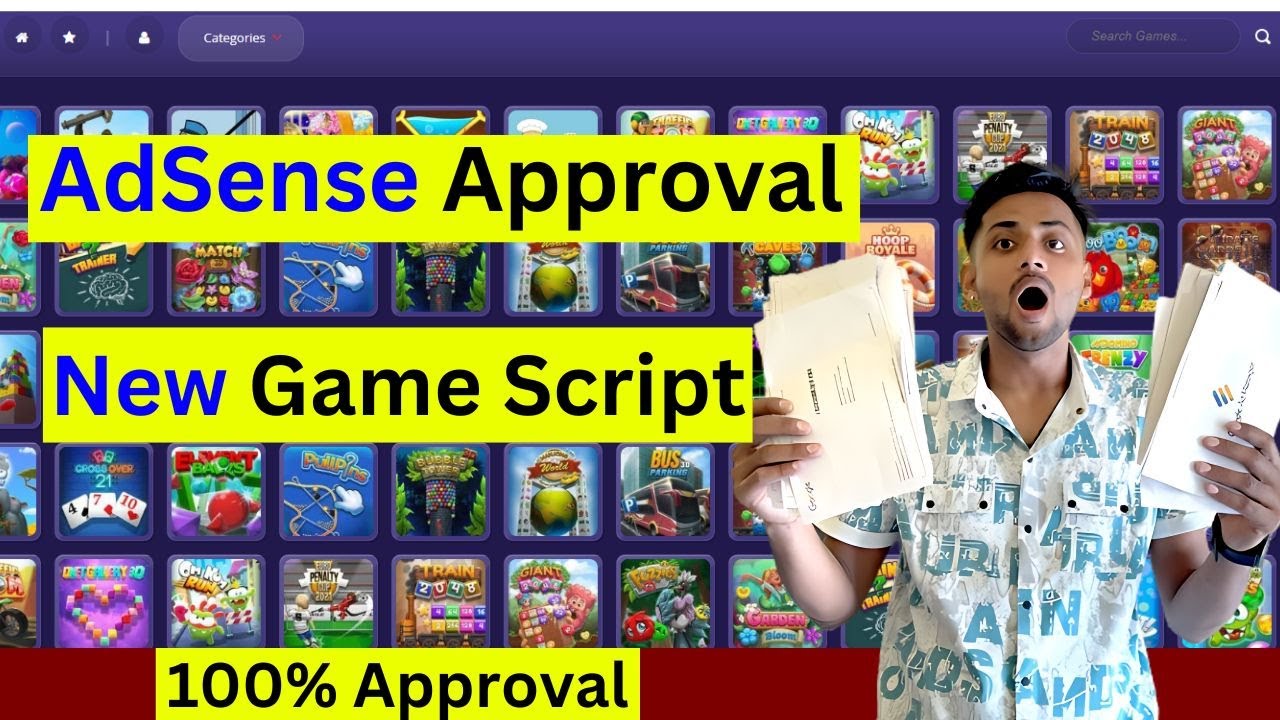 Adsense approval game script || adsense approval method || adsense approval script