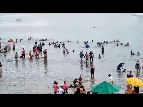 O Sertão Vira Mar Multidão de Pessoas na Sangria do Açude Umari em Madalena Ceará é Show 07/04/2024