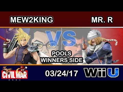 2GGC: Civil War - FOX MVG | Mew2King (Cloud) Vs. eLv | Mr. R (Sheik) Pools Winners Side