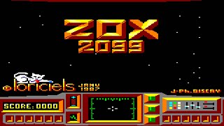 [Amstrad CPC] Zox 2099 - Longplay