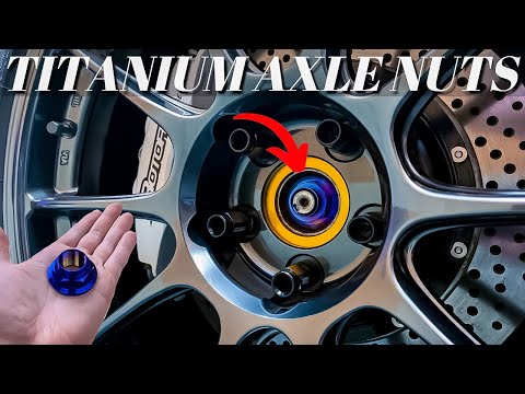 Installing Titanium Axle Nuts On My Subaru STI