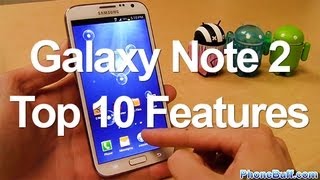 Samsung Galaxy Note 2 Top 10 Features