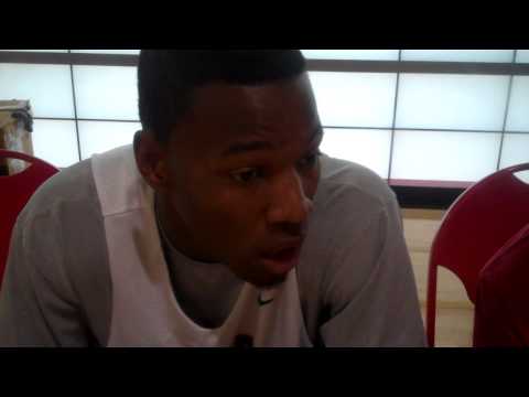 Baylor guard LaceDarius Dunn interview at Team USA practice