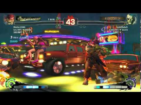 Metle1980 (Eryu) Vs K0zzb0s5 (Sagat)