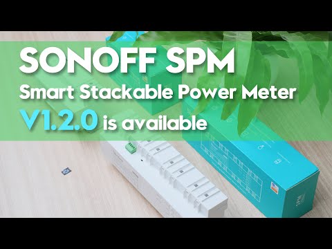 Išmanusis sukraunamas galios matuoklis Sonoff SPM-4Relay video