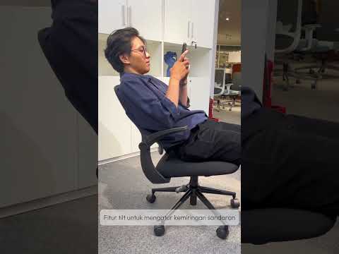 Gambar Informa Nemo Kursi Kantor Sandaran Rendah - Biru/Hitam