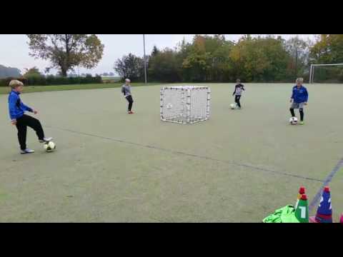 Ballannahme und Passspiel mit dem Rebounder-Cube