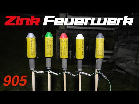 Zink Bukettrakete 905 | All Colors / Alle Farben | Zink - Feuerwerk